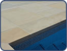 Natural Stone Paving around Swimming Pool