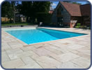 Natural Stone Pool Surround